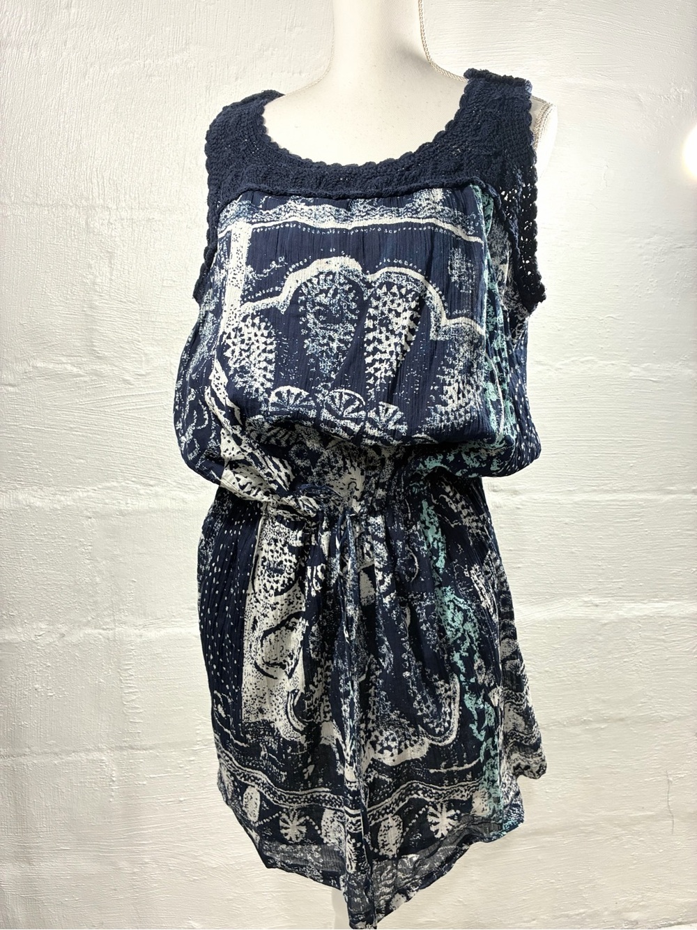 LUCKY BRAND SLEEVELESS PULLOVER DRESS